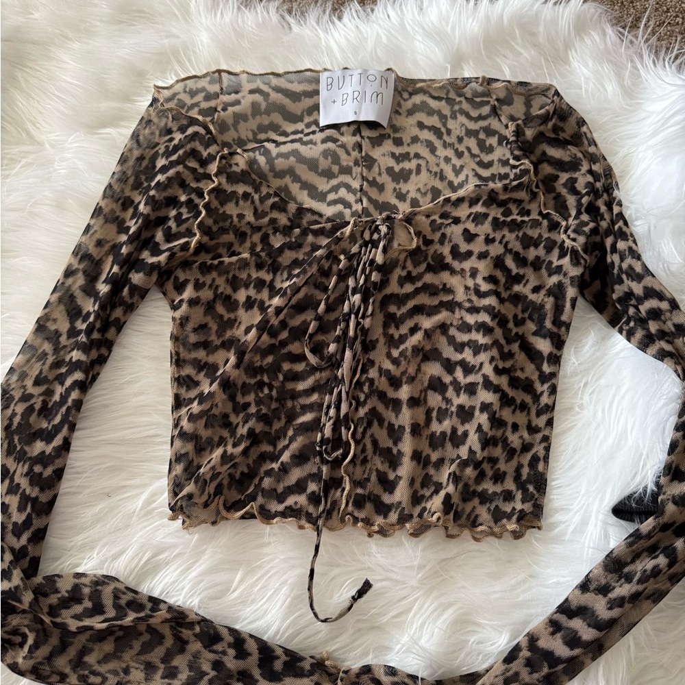 Leopard Print Blouse